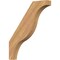 Ekena Millwork 3 1/2"W x 24"D x 28"H Funston Smooth Knee Brace, Western Red Cedar BRC04X24X28FST00SWR - alternate 1
